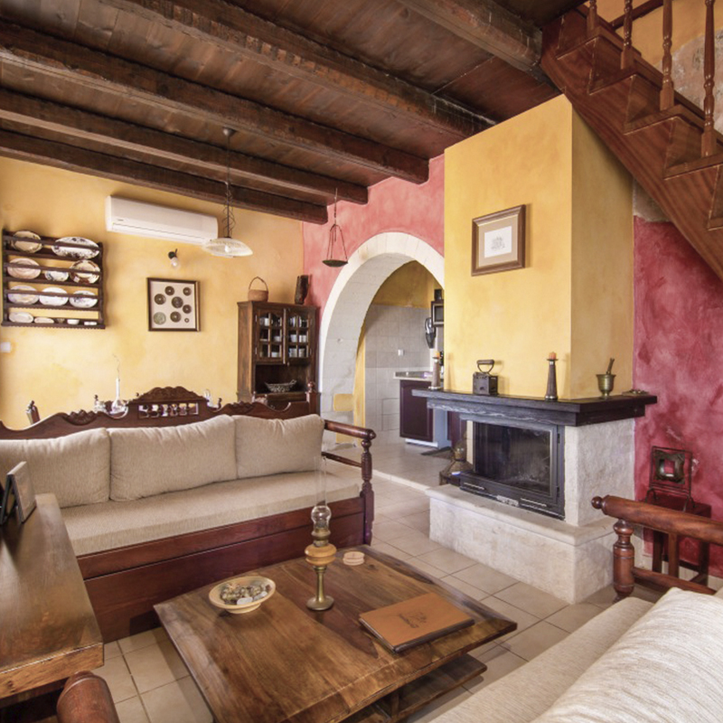 Traditional House Interior, Chania Crete, For Sale