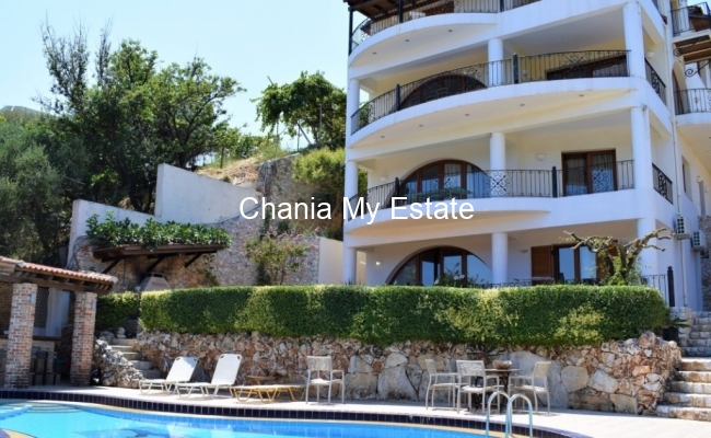 Pool - Luxury house for sale in Nea Kydonia Chania Crete Greece