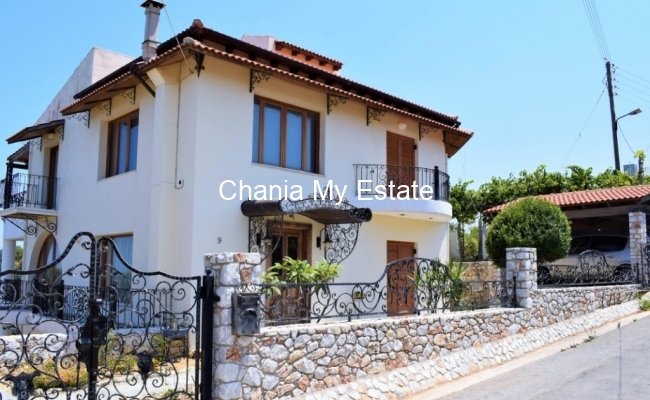 House's view - Luxury house for sale in Nea Kydonia Chania Crete Greece