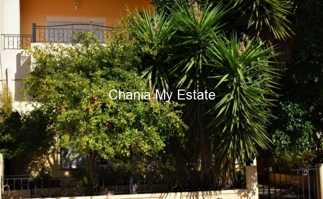 House front view - Detached house for sale in Chania city Crete